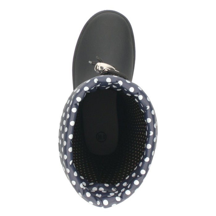 キッズ 長靴 おしゃれ 女の子 レインブーツ 水玉 かわいい 絞れる ジュニア レインシューズ 歩きやすい 滑りにくい パレード 56603 Parade 