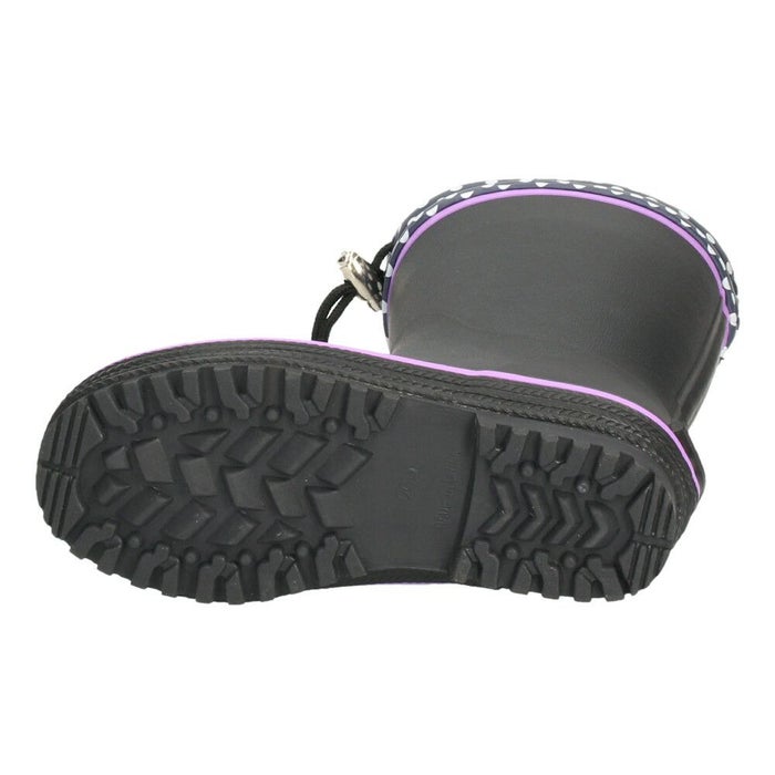 キッズ 長靴 おしゃれ 女の子 レインブーツ 水玉 かわいい 絞れる ジュニア レインシューズ 歩きやすい 滑りにくい パレード 56603 Parade 