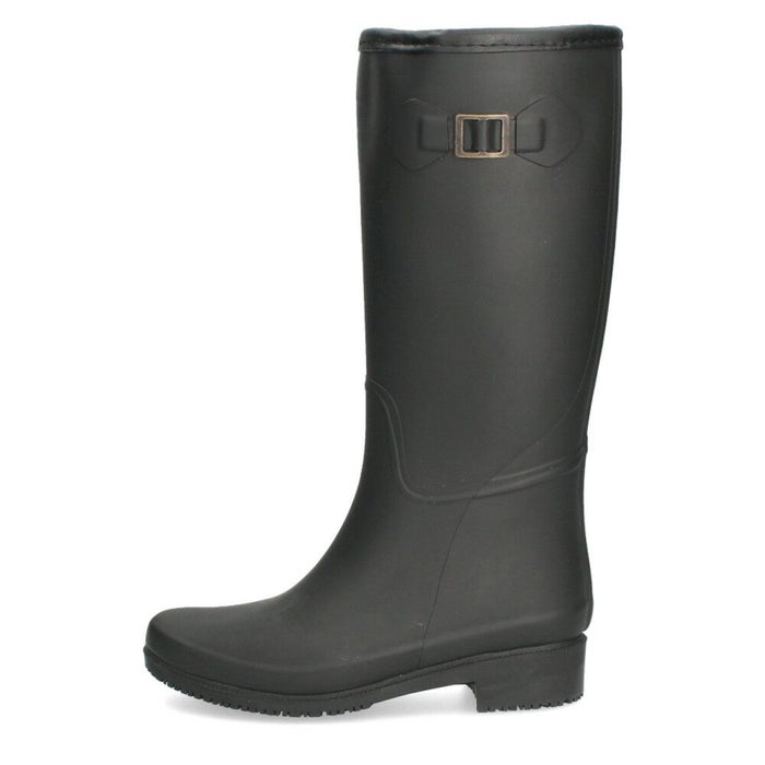 長靴 レディース 雪 おしゃれ レインブーツ 軽量 防寒 暖かい ロング ブーツ 防滑 靴 防水 ブラック カーキ 黒 パレード 52601 Parade