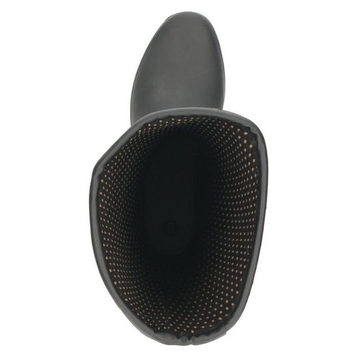 長靴 レディース 雪 おしゃれ レインブーツ 軽量 防寒 暖かい ロング ブーツ 防滑 靴 防水 ブラック カーキ 黒 パレード 52601 Parade