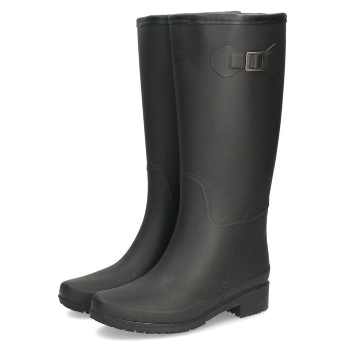 長靴 レディース 雪 おしゃれ レインブーツ 軽量 防寒 暖かい ロング ブーツ 防滑 靴 防水 ブラック カーキ 黒 パレード 52601 Parade