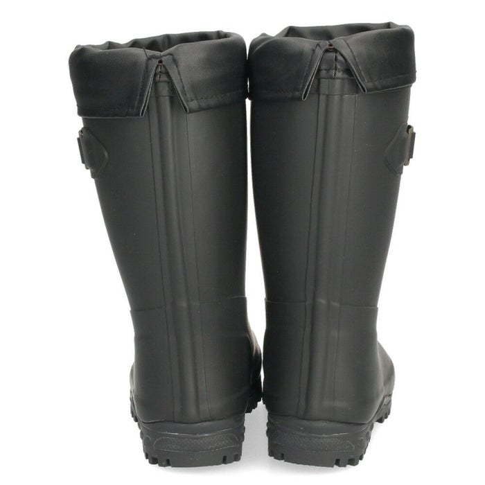 長靴 キッズ レインブーツ 靴 防滑 防寒 防水 雨靴 通学 折り返し可能 屈曲性 雪対応 男の子 女の子 ジュニア パレード56601 Parade ブラック ブラウン