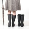 長靴 レディース 雪 レインブーツ 靴 ロング 完全防水 防滑 軽量 やわらか キルティング シンプル 黒 ブラウン ブラック 雨 大きいサイズParade 52602