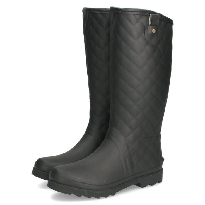 長靴 レディース 雪 レインブーツ 靴 ロング 完全防水 防滑 軽量 やわらか キルティング シンプル 黒 ブラウン ブラック 雨 大きいサイズParade 52602