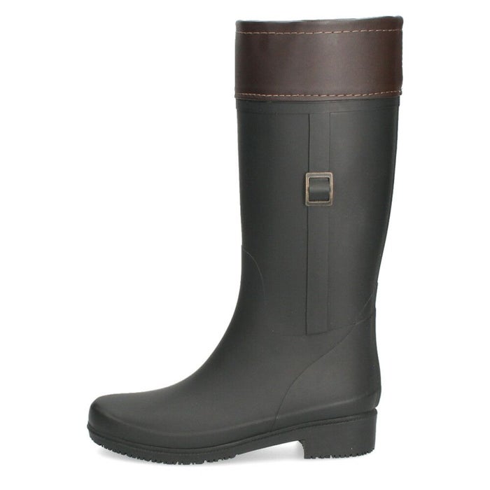 長靴 レディース おしゃれ 防寒 雪 冬 軽量 レインブーツ ロング ロングブーツ 完全防水 あったかい 滑りにくい 柔らかい シンプル きれいめ 黒 ブラック Parade パレード 52603