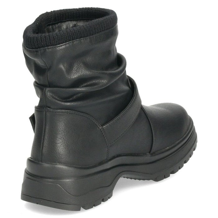 ブーツ レディース 防水 防滑 歩きやすい 疲れない エンジニアブーツ ショート 雨 くしゅくしゅ 軽量 ヒール サイドゴア 抗菌 防臭 Parade 40010