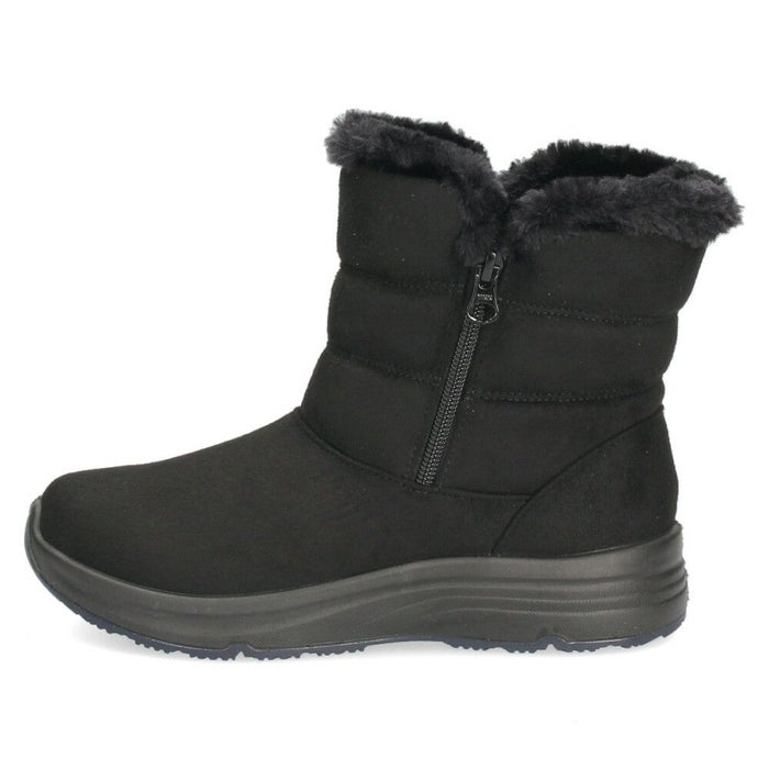 ブーツ レディース 歩きやすい 防水 防寒 冬 軽量 ショートブーツ ボア 黒 幅広 4E ゆったり 滑りにくい 撥水 靴 パンジー Pansy 4605