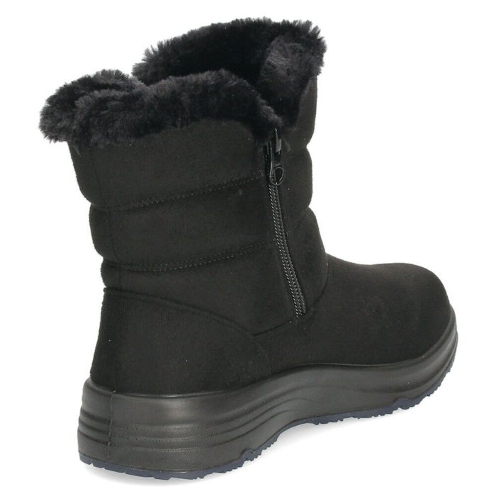 ブーツ レディース 歩きやすい 防水 防寒 冬 軽量 ショートブーツ ボア 黒 幅広 4E ゆったり 滑りにくい 撥水 靴 パンジー Pansy 4605