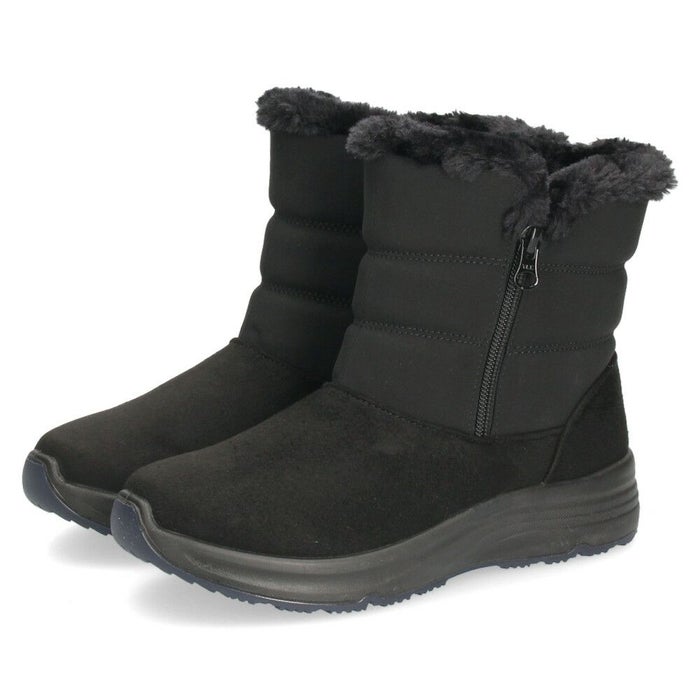 ブーツ レディース 歩きやすい 防水 防寒 冬 軽量 ショートブーツ ボア 黒 幅広 4E ゆったり 滑りにくい 撥水 靴 パンジー Pansy 4605