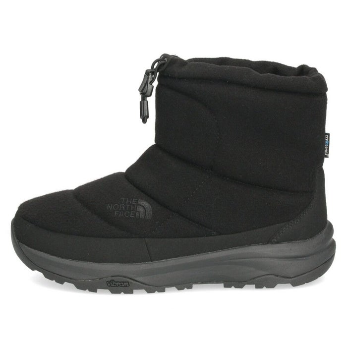 ノースフェイス ブーツ メンズ レディース 防水 ヌプシ ブーティ ショート ウォータープルーフ ウール 冬 雪 防寒 黒 NF52572 THE NORTH FACE
