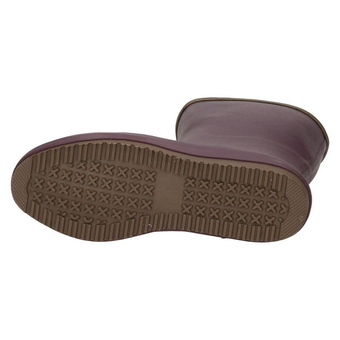 長靴 レディース ミドル丈 レインブーツ 防水 防滑 軽量 吸湿速乾素材使用 雨靴 雪 ブラック ボルドー 柔らか シンプル ガーデニング パレード 52606 Parade