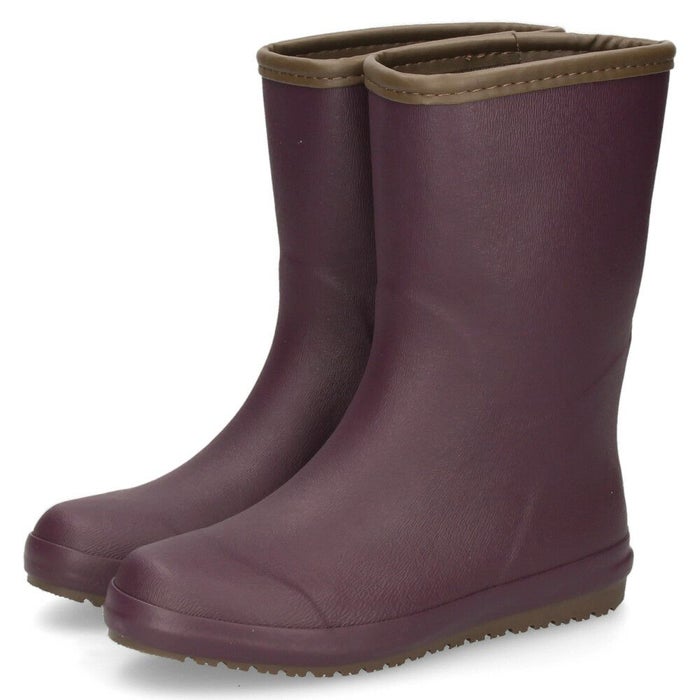 長靴 レディース ミドル丈 レインブーツ 防水 防滑 軽量 吸湿速乾素材使用 雨靴 雪 ブラック ボルドー 柔らか シンプル ガーデニング パレード 52606 Parade