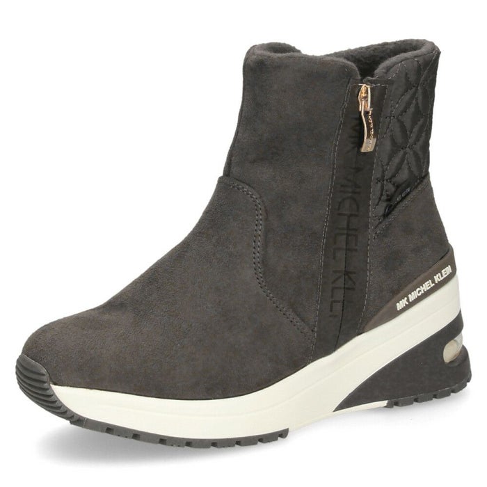 ブーツ レディース 厚底 ショートブーツ スニーカーブーツ 歩きやすい きれいめ 幅広 ゆったり 撥水 エアークッション 靴 MK ミッシェルクラン MK MICHEL KLEIN MK-5089
