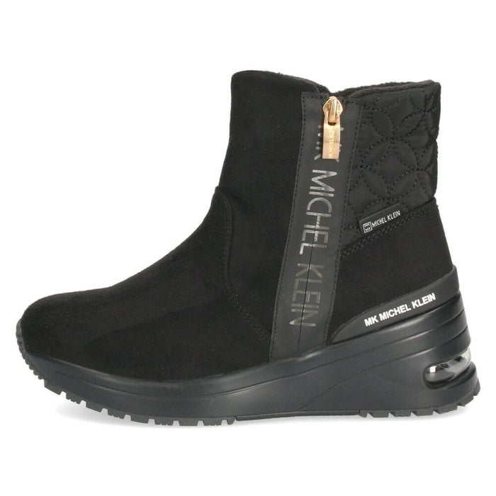 ブーツ レディース 厚底 ショートブーツ スニーカーブーツ 歩きやすい きれいめ 幅広 ゆったり 撥水 エアークッション 靴 MK ミッシェルクラン MK MICHEL KLEIN MK-5089