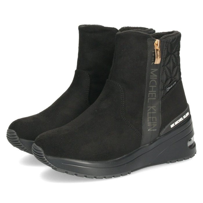 ブーツ レディース 厚底 ショートブーツ スニーカーブーツ 歩きやすい きれいめ 幅広 ゆったり 撥水 エアークッション 靴 MK ミッシェルクラン MK MICHEL KLEIN MK-5089