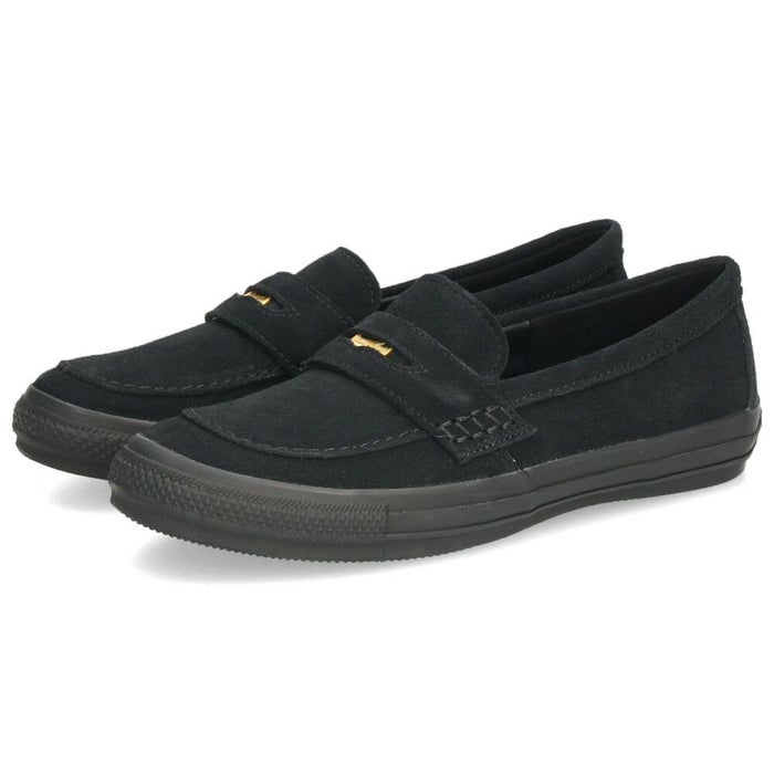 コンバース オールスター コインローファー SU メンズ ローファー スエード 本革 カジュアル 黒 ブラック CONVERSE ALL STAR COINLOAFER SU 31316671