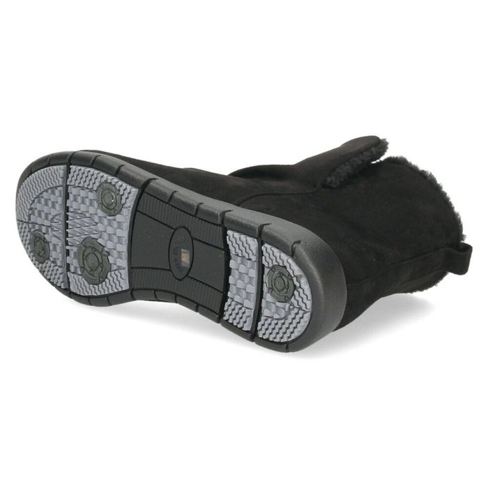 ブーツ レディース 幅広 防水 靴 ショートブーツ 3E あったかい 保温 履きやすい おしゃれ かわいい シンプル ローヒール 冬 晴雨兼用 黒 ブラック 茶色 ブラウン カーキ パレード 52909 Parade