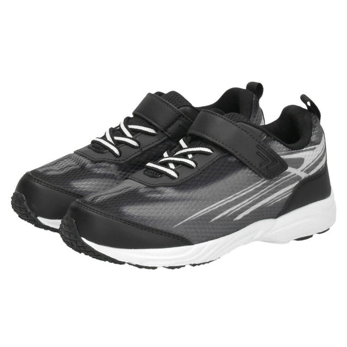 子供 キッズ スニーカー 男の子 女の子 3e 靴 運動靴 ランニング ベルクロ ゴム紐 幅広 EEE 黒 白 軽量 屈曲 内履き 外履き シューズ Parade 56202