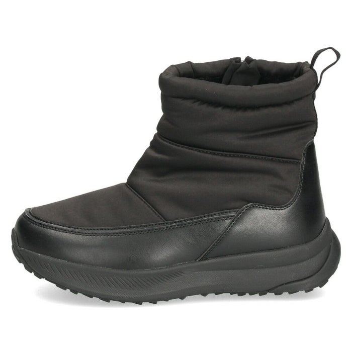 ブーツ レディース スノーブーツ ジップアップ 靴 ショートブーツ 保温 防水 撥水 防寒 防滑 冷え性 冬 黒 ブラック パレード 52912 Parade