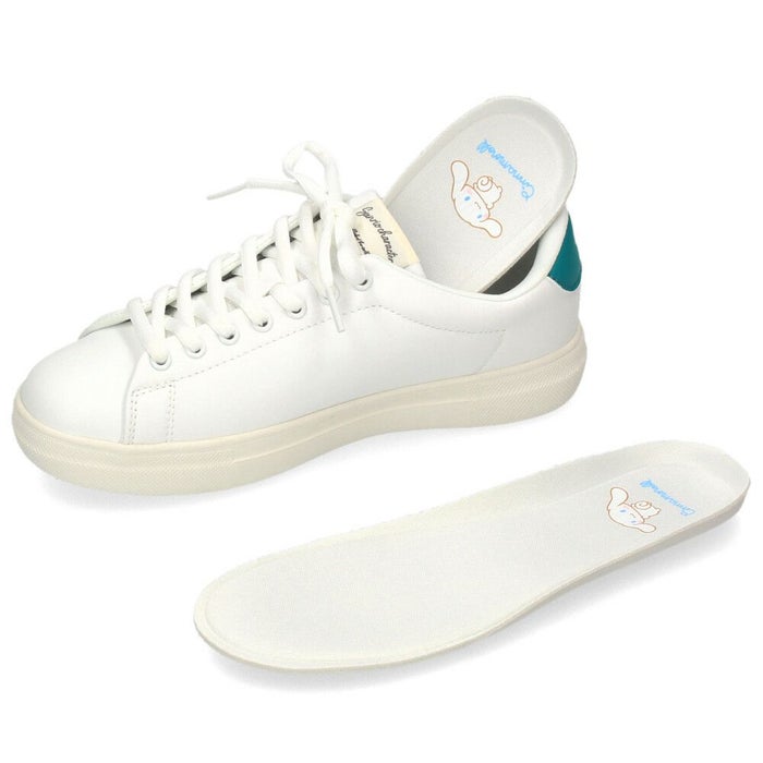 サンリオ スニーカー レディース 黒 白 軽量 ハローキティ マイメロディ シナモロール クロミ 通勤 通学 シューズ おしゃれ 靴 1501 サンリオキャラクターズ SANRIO CHARACTERS