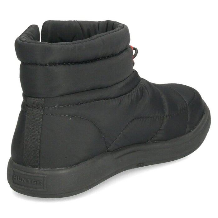 ハンター ブーツ レディース ルームシューズ 冬 暖かい 室内履き スリッパ 中綿 HUNTER イン/アウト コージー パフ サイド ベント ブーティー UFS7112WWU