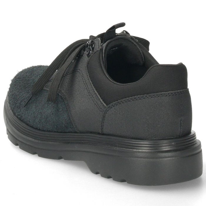 Lee メンズ カジュアルシューズ ビジネス ブラック 黒 スエード リー 靴  シンプル プレーントゥ デイリー ウォーキング 旅行 通勤 軽量 歩きやすい E86215 E86216 