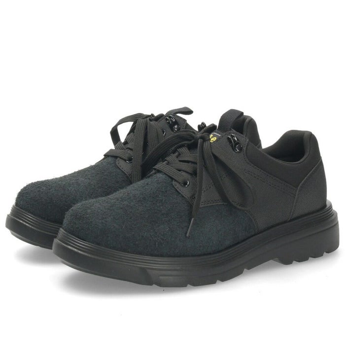 Lee メンズ カジュアルシューズ ビジネス ブラック 黒 スエード リー 靴  シンプル プレーントゥ デイリー ウォーキング 旅行 通勤 軽量 歩きやすい E86215 E86216 