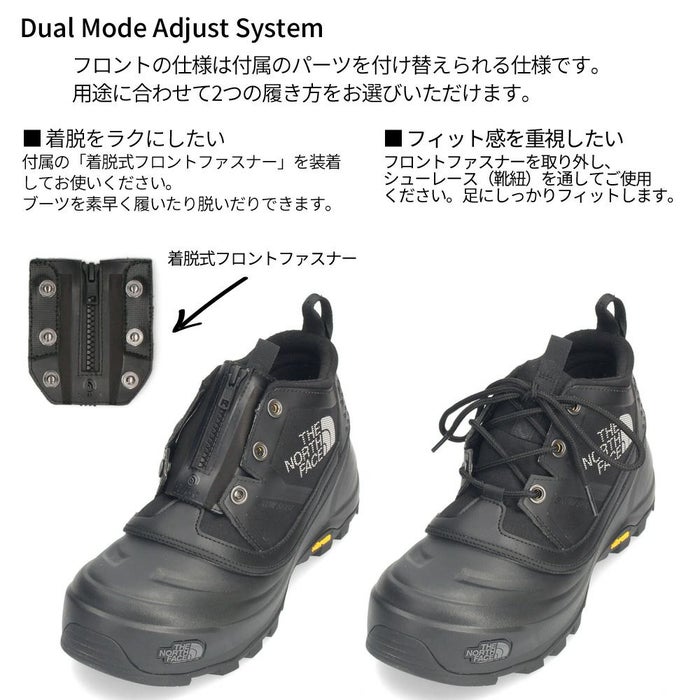 ノースフェイス ブーツ メンズ スノー ショット ロー ウォータープルーフ アークティックグリップ NF52583 CK KK THE NORTH FACE グリップ力 防水 保温性 2WAY ウィンターブーツ