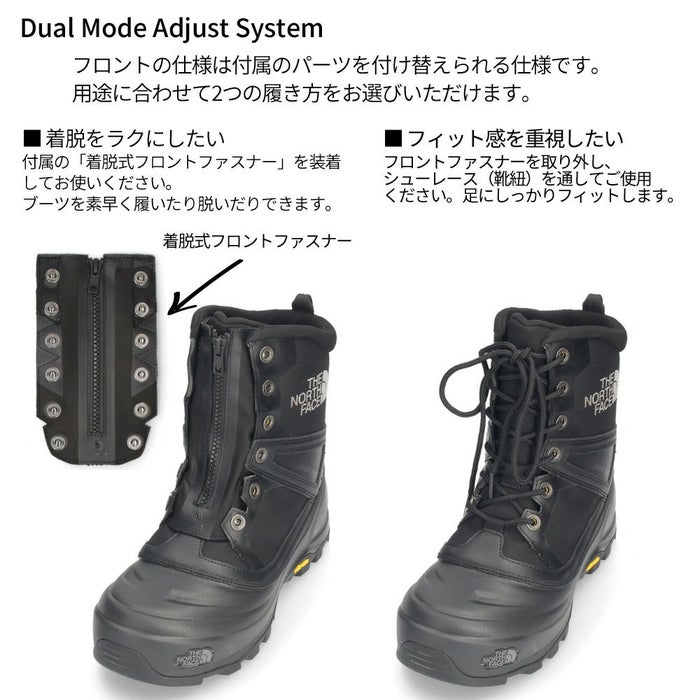 ノースフェイス ブーツ メンズ スノー ショット ミッド ウォータープルーフ アークティックグリップ NF52582 CK KK THE NORTH FACE グリップ力 防水 保温性 2WAY ウィンターブーツ