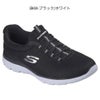 スケッチャーズ レディース スリッポン スニーカー 靴 サミッツ SKECHERS Summits 12980 軽量 ノーマル幅 ひもゴム メモリーフォームインソール