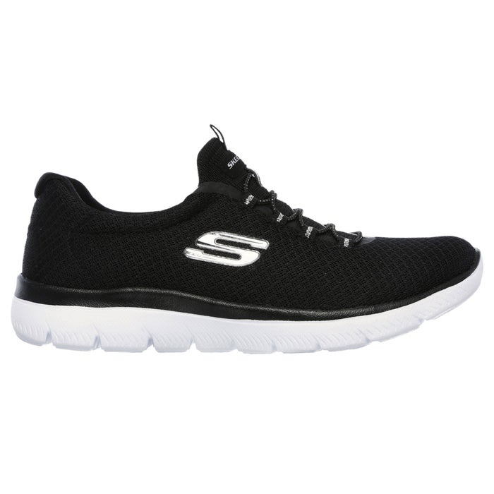 スケッチャーズ レディース スリッポン スニーカー 靴 サミッツ SKECHERS Summits 12980 軽量 ノーマル幅 ひもゴム メモリーフォームインソール