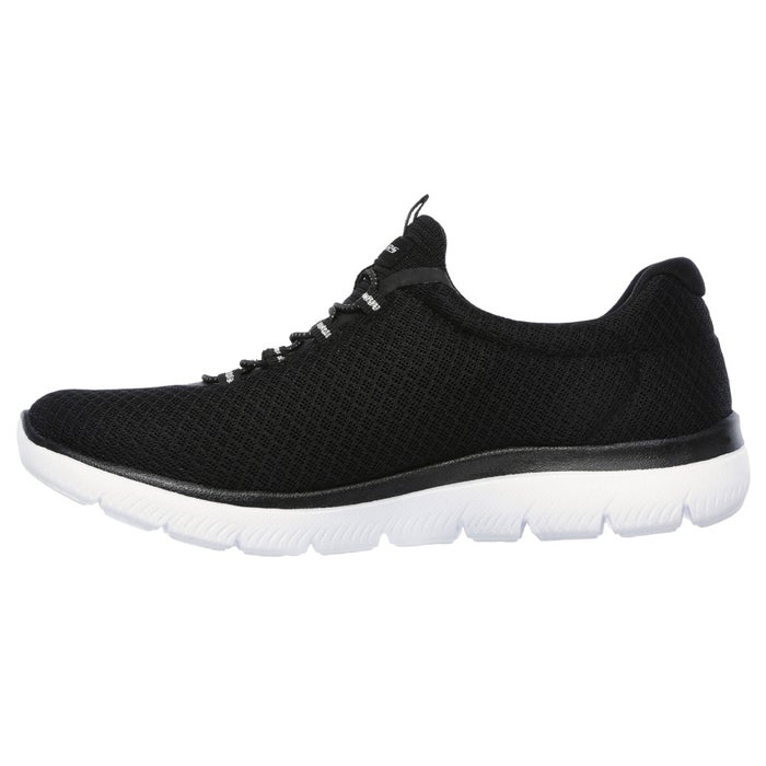 スケッチャーズ レディース スリッポン スニーカー 靴 サミッツ SKECHERS Summits 12980 軽量 ノーマル幅 ひもゴム メモリーフォームインソール