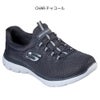 スケッチャーズ レディース スリッポン スニーカー 靴 サミッツ SKECHERS Summits 12980 軽量 ノーマル幅 ひもゴム メモリーフォームインソール
