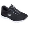 スケッチャーズ レディース スリッポン スニーカー 靴 サミッツ SKECHERS Summits 12980 軽量 ノーマル幅 ひもゴム メモリーフォームインソール