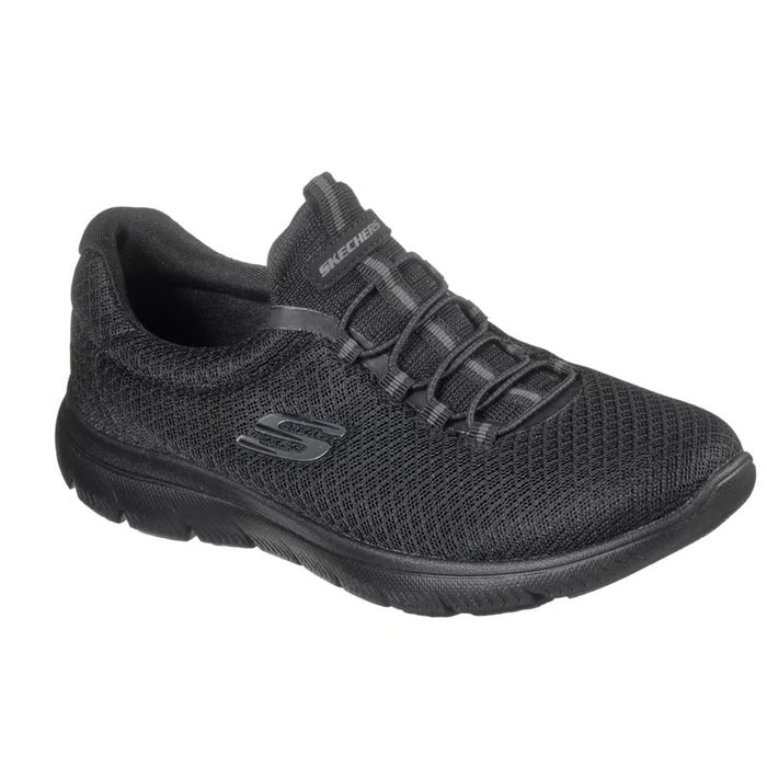 スケッチャーズ レディース スリッポン スニーカー 靴 サミッツ SKECHERS Summits 12980 軽量 ノーマル幅 ひもゴム メモリーフォームインソール