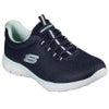 スケッチャーズ レディース スリッポン スニーカー 靴 サミッツ SKECHERS Summits 12980 軽量 ノーマル幅 ひもゴム メモリーフォームインソール