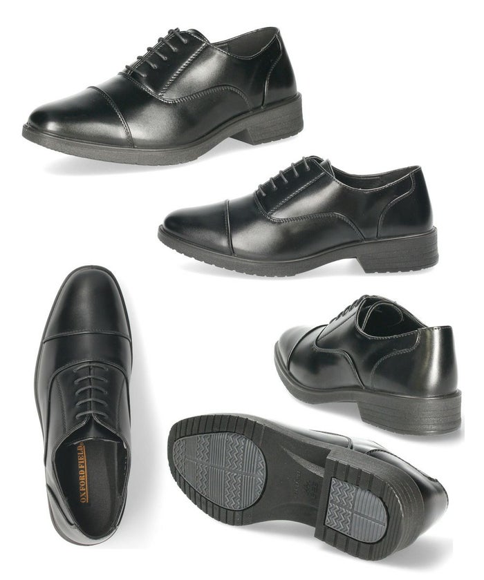 ビジネスシューズ メンズ 靴 歩きやすい 3E 軽量 防滑 疲れにくい 紳士靴 プレーントゥ ストレートチップ ビット ローファー ブラック 黒  OXFORD FIELD 1140 1141 1142 1143