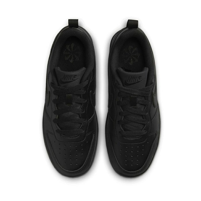 ナイキ NKE キッズ スニーカー コート ボロー LOW リクラフト GS DV5456 002 ローカット ブラック 黒 靴 子ども 男の子 女の子 レディース 運動靴 通学 普段履き コートタイプ 靴