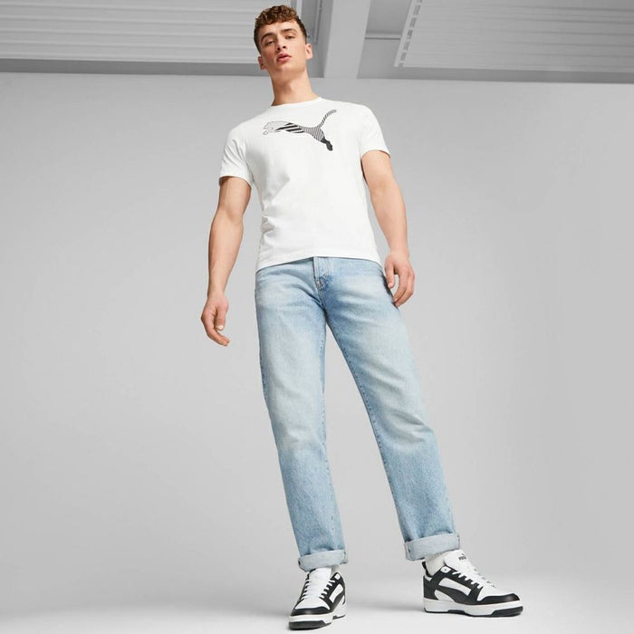 プーマ スニーカー メンズ リバウンド V6 ロウ ブラック ホワイト 黒 白 ローカット 靴 シューズ 歩きやすい PUMA Rebound V6 Low 392328