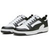 プーマ スニーカー メンズ リバウンド V6 ロウ ブラック ホワイト 黒 白 ローカット 靴 シューズ 歩きやすい PUMA Rebound V6 Low 392328