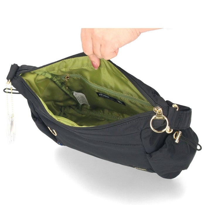 moz モズ ショルダーバッグ レディース 鞄 ZLQK-01 3.5L 軽量 超軽量 ボンディング生地 軽撥水 ショルダー 斜め掛け 肩掛け 北欧 エルク