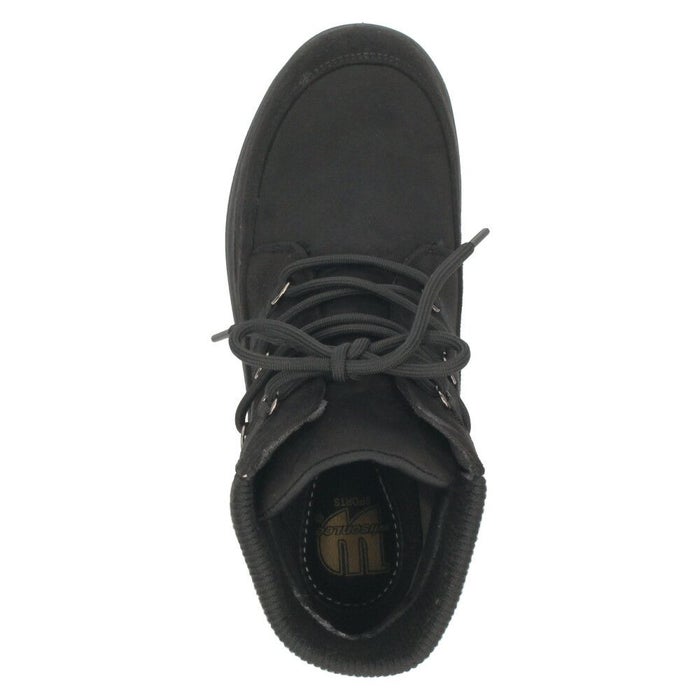 ショートブーツ レディース レースアップブーツ リブニット あったか 5E 幅広 防滑 防水 軽量 屈曲 柔らかい 安定歩行 ゆったり WilsonLee ウィルソンリー 8882