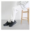手を使わずに履ける 靴 レディース スニーカー ハンズフリー スリッポン 履きやすい 歩きやすい 軽量 軽い 防水 ゴム紐 ブラック 通勤 通学 楽すぽっ パレード Parade 51709