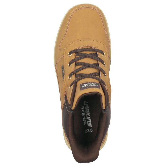 スニーカー レディース 防水 防滑 ハンズフリー 手を使わずに履ける 靴 スリッポン 滑りにくい 雨 黒 ブラック ラーキンス LARKINS L-7688