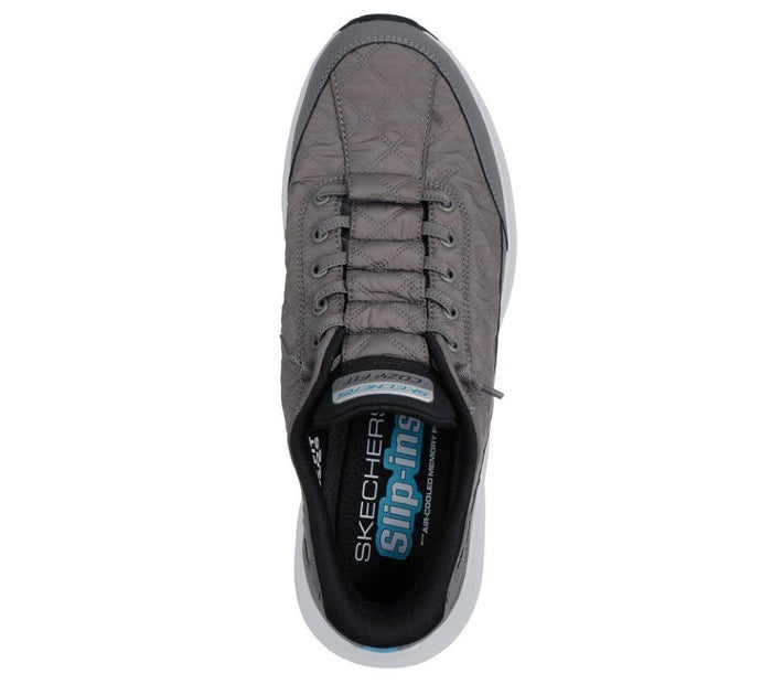 スケッチャーズ スリップインズ メンズ スニーカー コンツアーフォーム‐コージーフィット 靴 スリッポン ノーマル幅 丸洗い可能 ゴム紐 SKECHERS Slip-ins Contour Foam Cozy Fit 232619