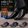 ビジネスシューズ 本革 メンズ 紳士靴 日本製 靴 ストレートチップ Uチップ 内羽根 外羽根 3E 幅広 撥水 牛革 通勤 冠婚葬祭 就活 フォーマル Parade パレード 22001 22002
