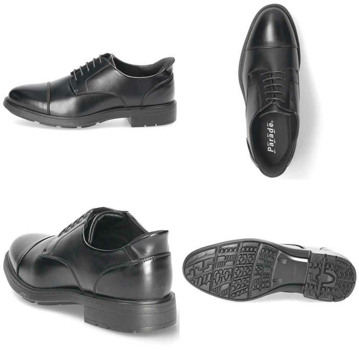 手を使わず履ける ビジネスシューズ スリッポン スリップイン 履きやすい ストレートチップ 幅広 ４E メンズ ブラック 黒 ブラウン 冠婚葬祭 就活 フォーマル 楽すぽっ パレード Parade 7810