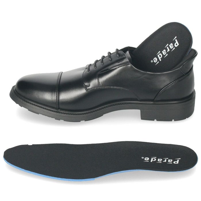 手を使わず履ける ビジネスシューズ スリッポン スリップイン 履きやすい ストレートチップ 幅広 ４E メンズ ブラック 黒 ブラウン 冠婚葬祭 就活 フォーマル 楽すぽっ パレード Parade 7810