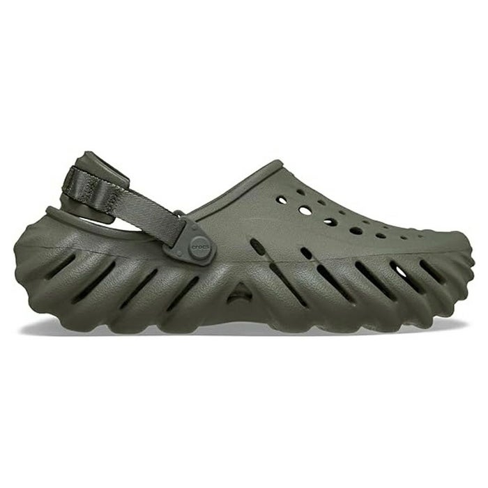 クロックス メンズ サンダル 軽い エコー クロッグ 黒 ブラック 履きやすい 通気性 アウトドア 普段履き crocs Echo Clog 207937