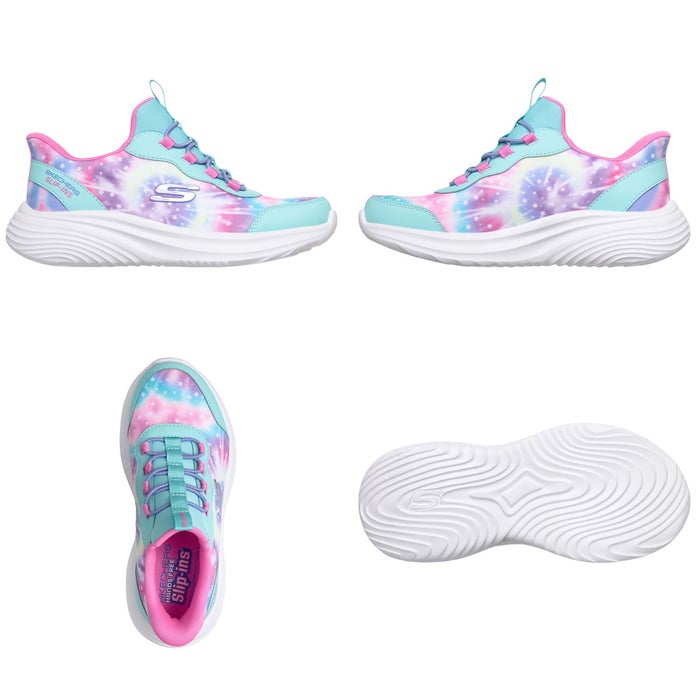 スケッチャーズ スリップインズ キッズ ジュニア スニーカー スリッポン 女の子 男の子 靴 ノーマル幅 303690L 404208L 303619L バウンダー プロ SKECHERS Slip-Ins BOUNDER PRO